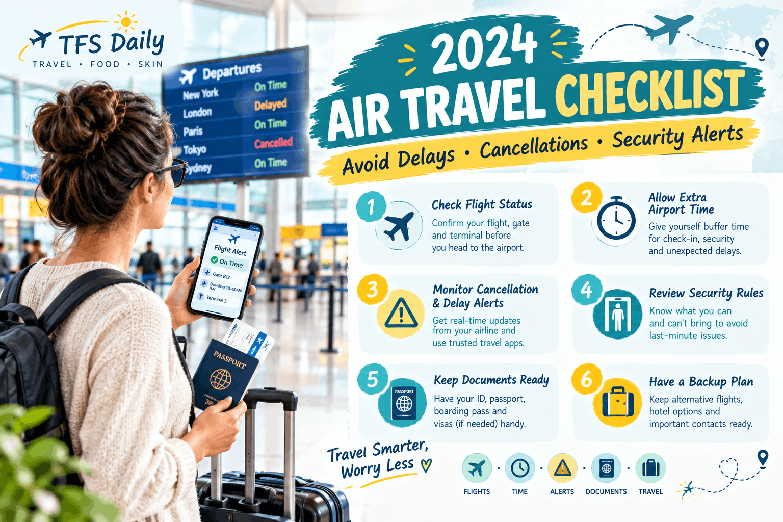 2024 Air Travel Checklist: Avoid Delays, Cancellations & Security Alerts