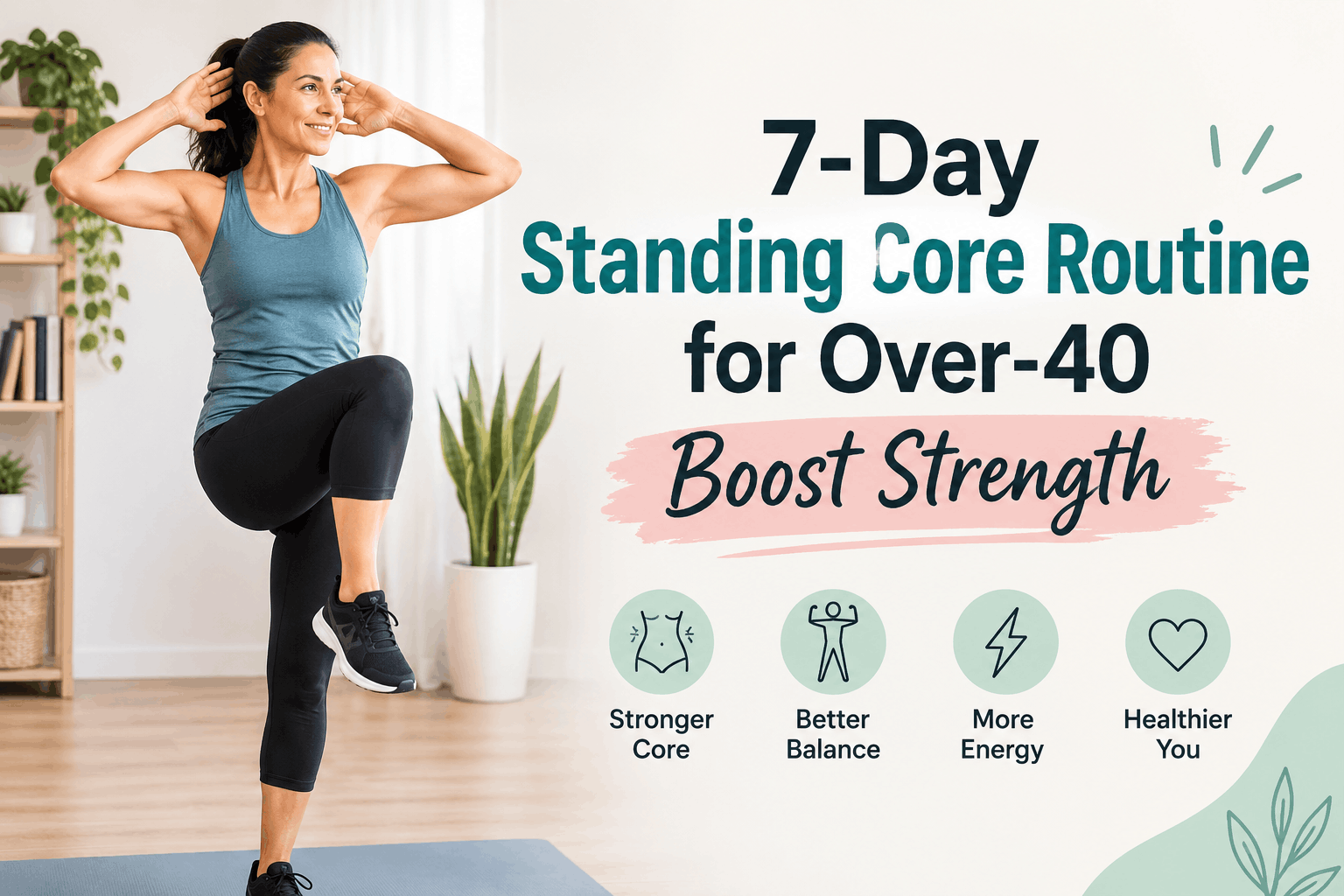 7-Day Standing Core Routine for Over‑40 – Boost Strength