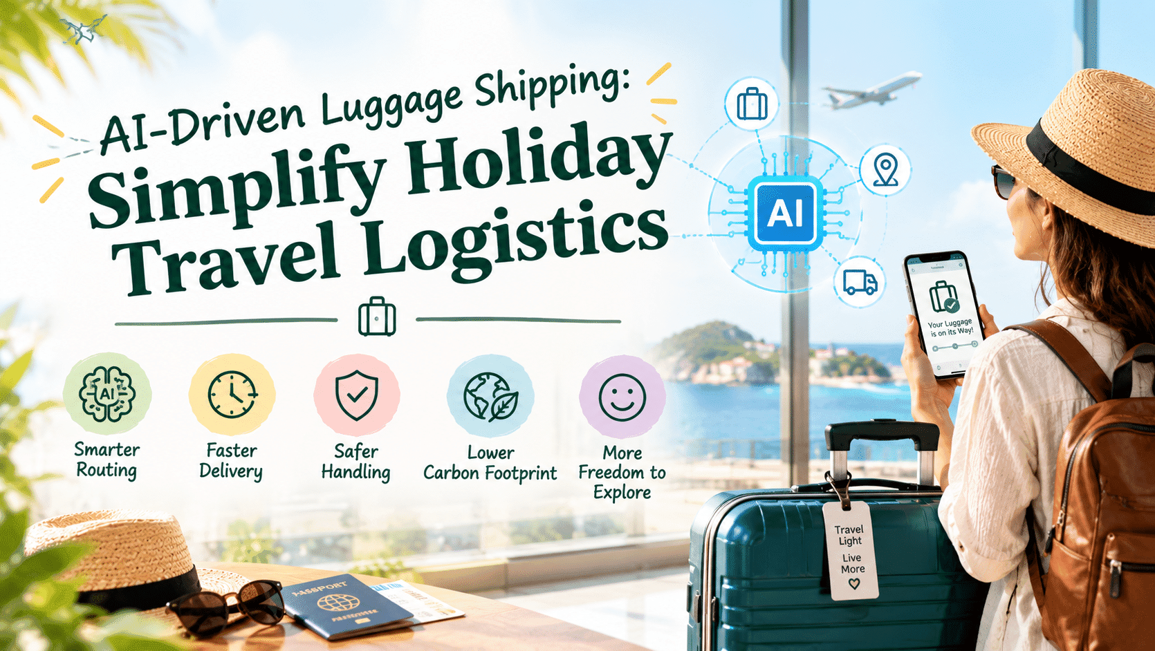 AI-Driven Luggage Shipping: Simplify Holiday Travel Logistics