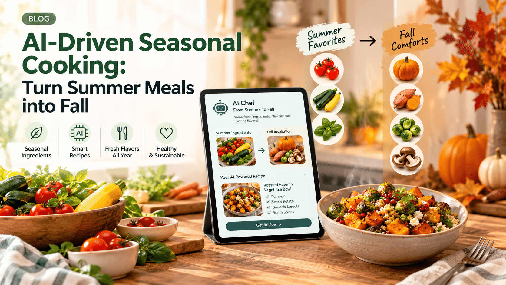 AI-Driven Seasonal Cooking: Turn Summer Meals into Fall