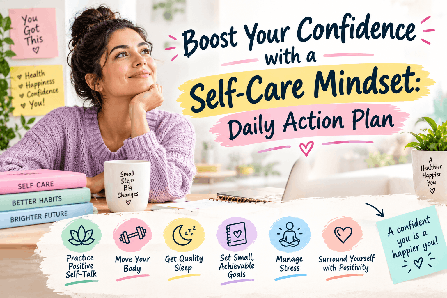 Boost Your Confidence with a Self‑Care Mindset: Daily Action Plan