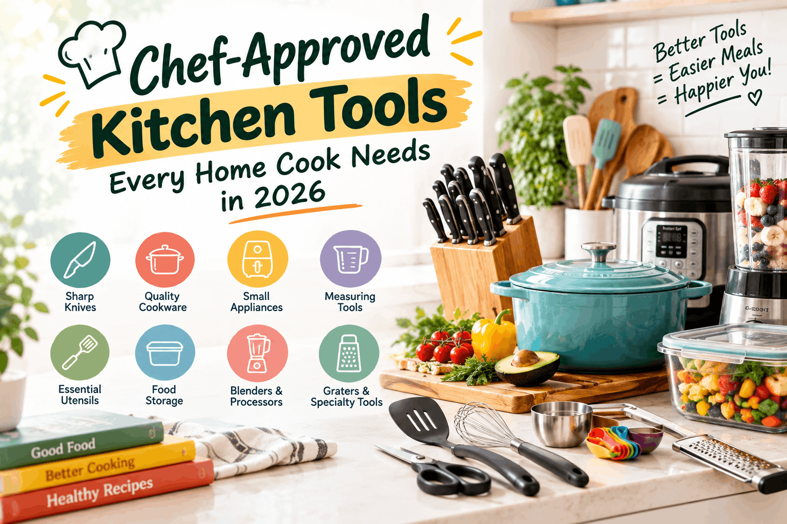 Chef-Approved Kitchen Tools Every Home Cook Needs in 2026