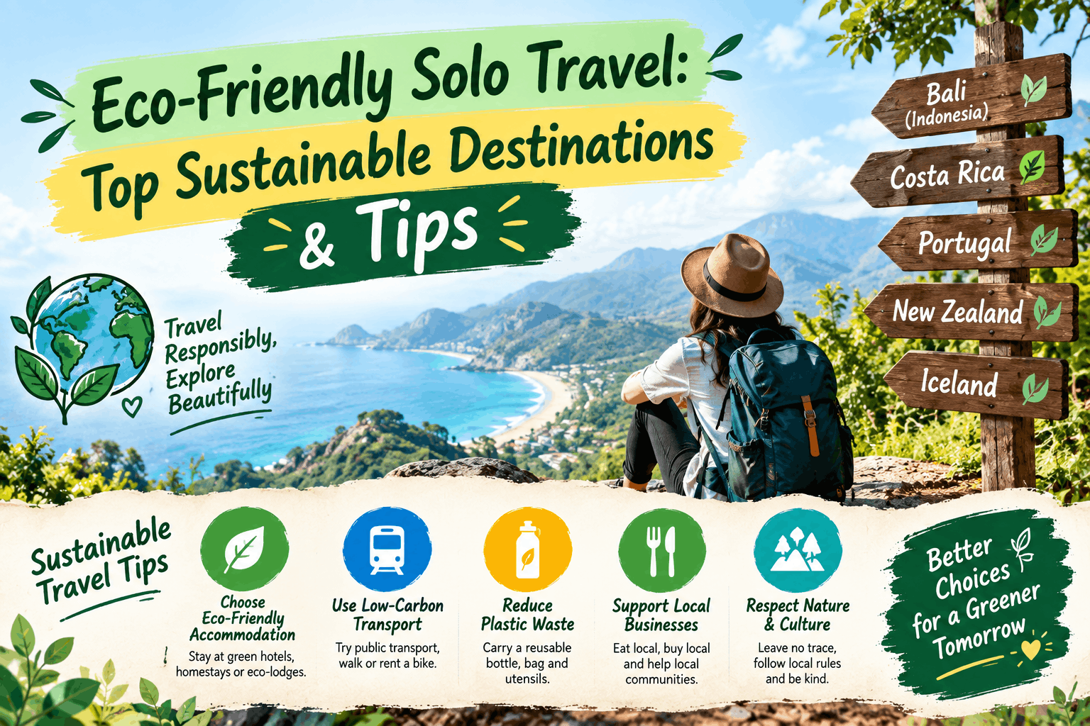 Eco-Friendly Solo Travel: Top Sustainable Destinations & Tips