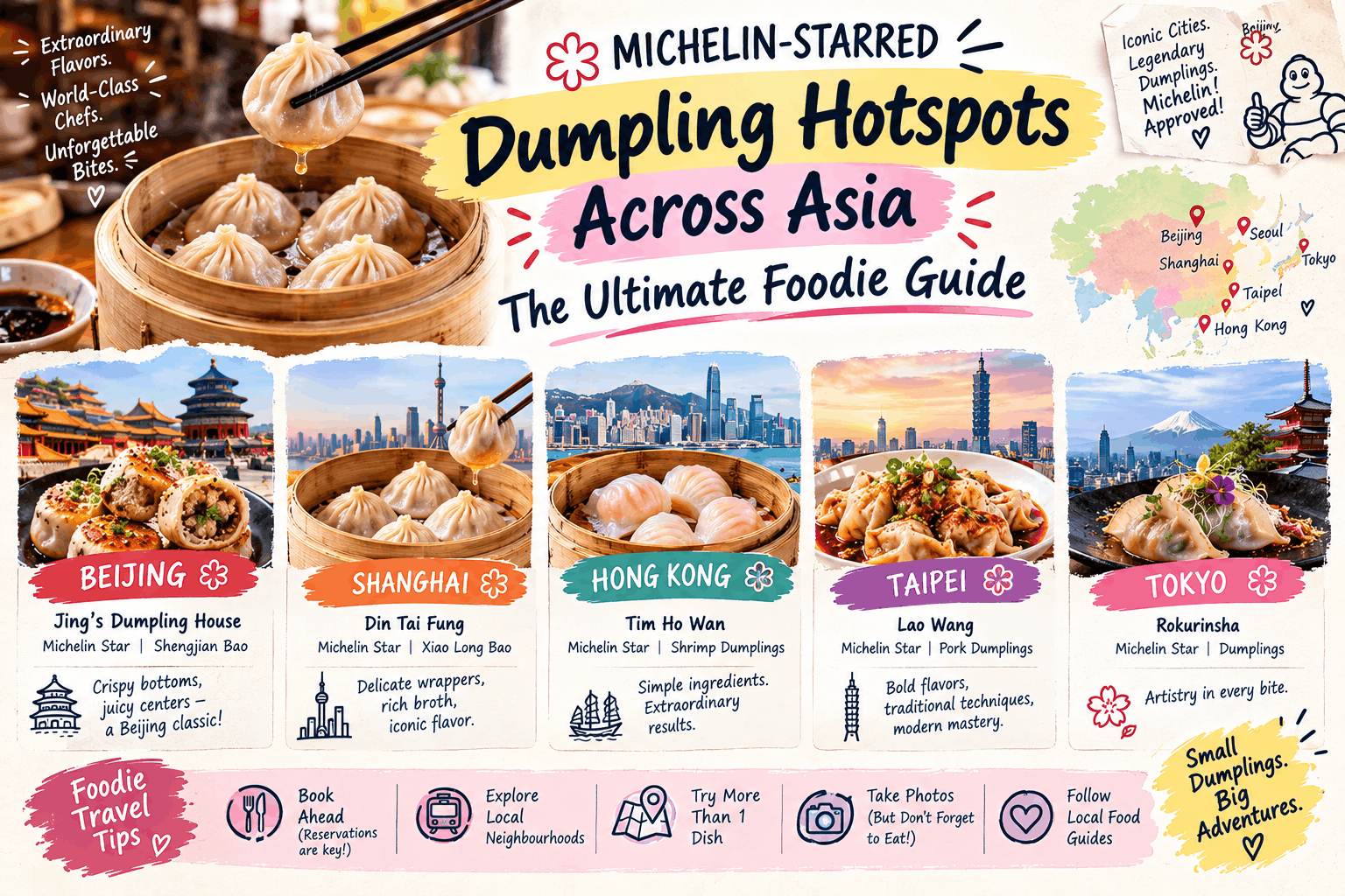 Explore Michelin‑Starred Dumpling Hotspots Across Asia – The Ultimate Foodie Guide