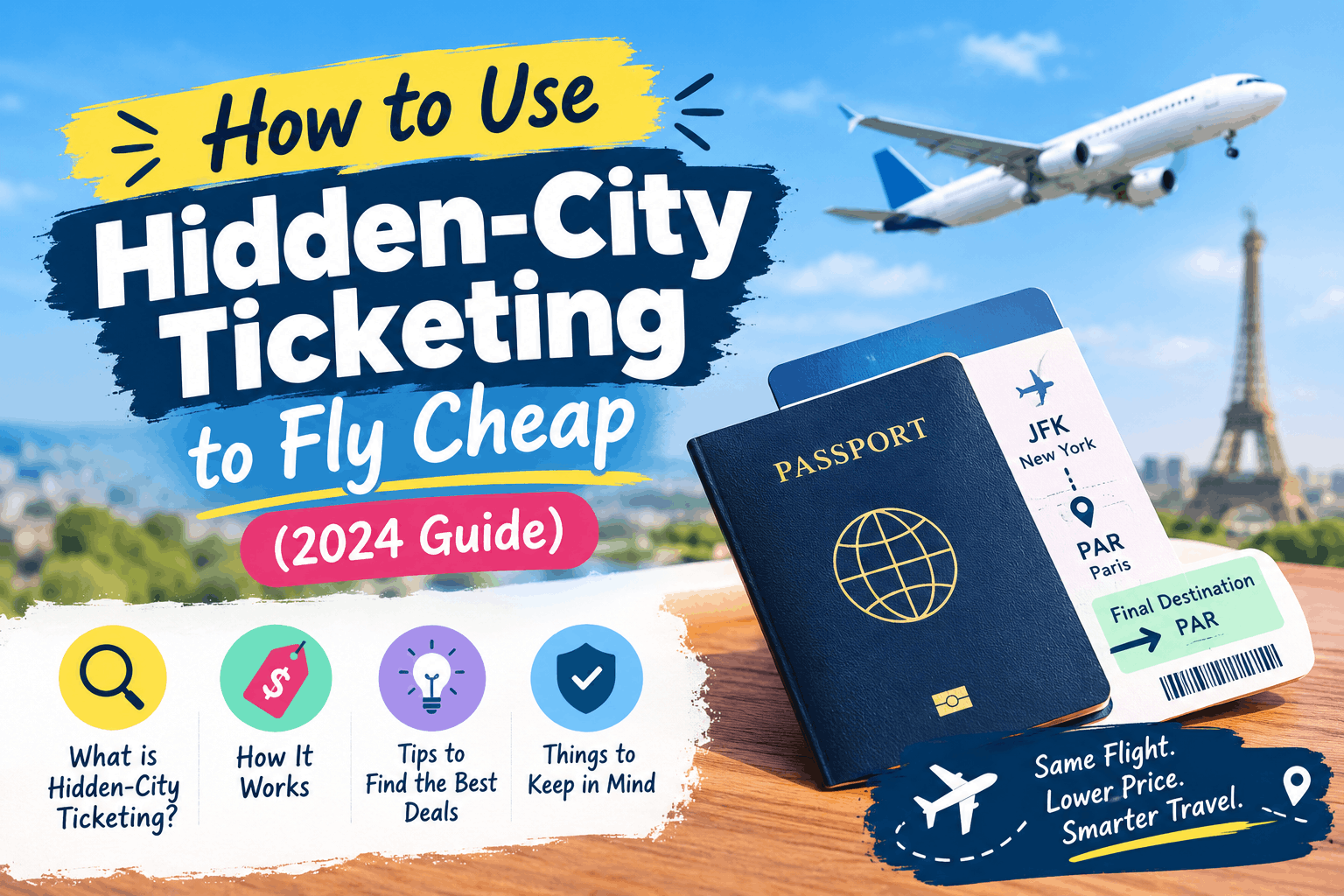 How to Use Hidden‑City Ticketing to Fly Cheap (2024 Guide)