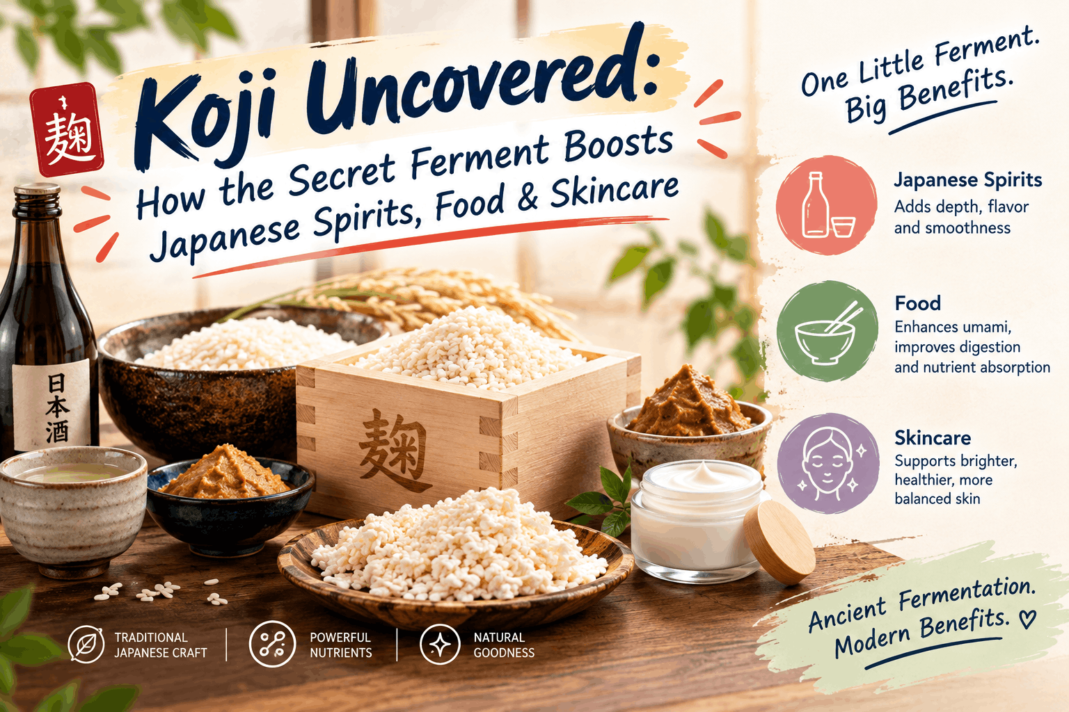 Koji Uncovered: How the Secret Ferment Boosts Japanese Spirits, Food & Skincare