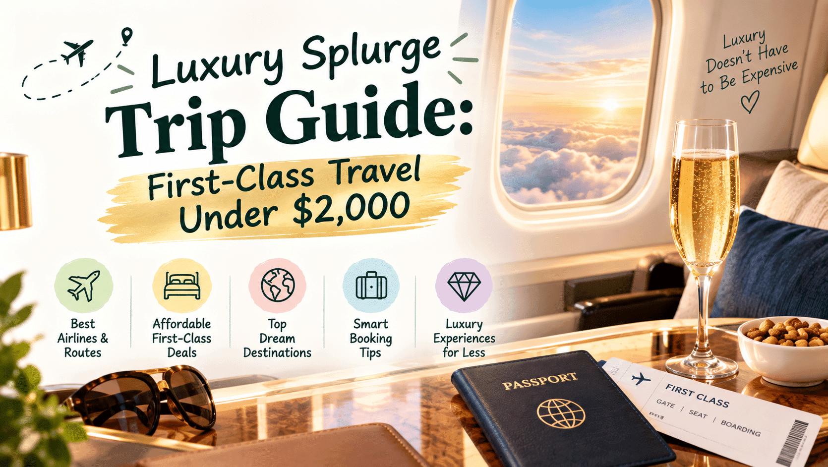 Luxury Splurge Trip Guide: First-Class Travel Under $2,000