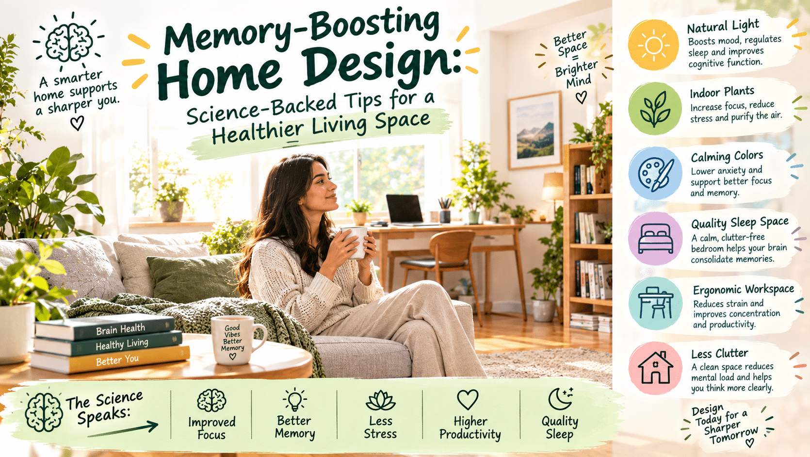Memory‑Boosting Home Design: Science‑Backed Tips for a Healthier Living Space