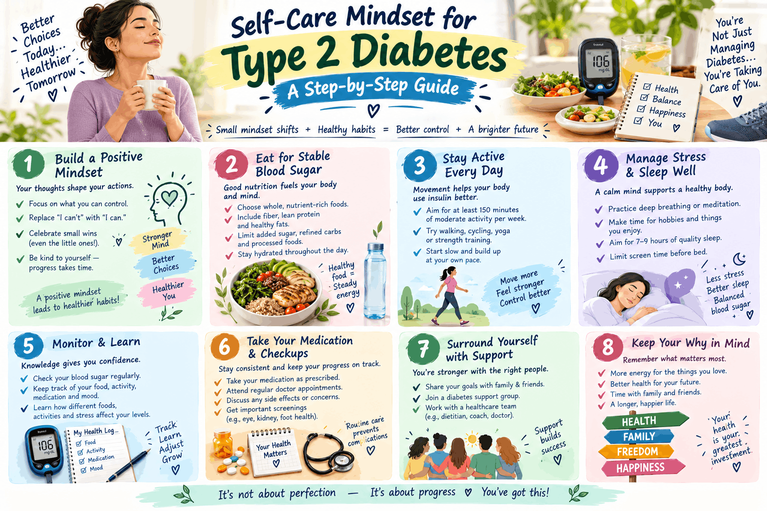 Self‑Care Mindset for Type 2 Diabetes: A Step‑by‑Step Guide