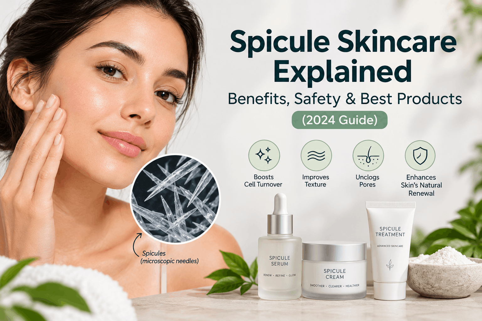 Spicule Skincare Explained: Benefits, Safety & Best Products (2024 Guide)