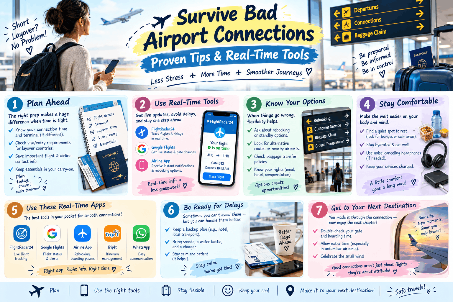 Survive Bad Airport Connections: Proven Tips & Real-Time Tools