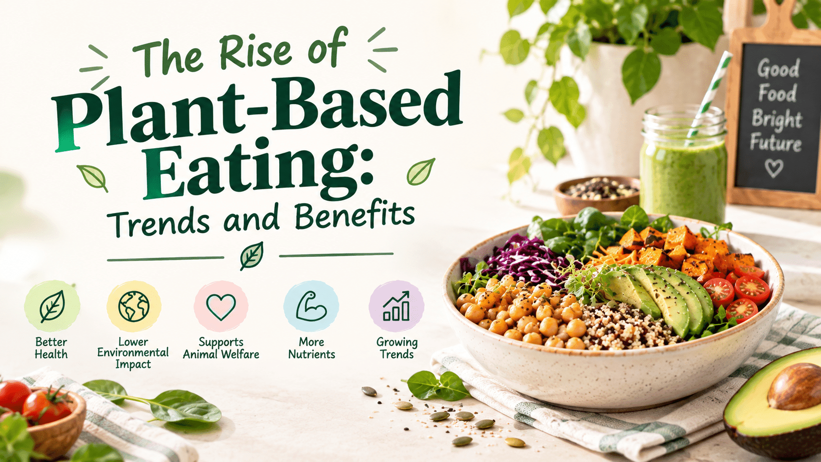 The Rise of Plant-Based Eating: Trends and Benefits