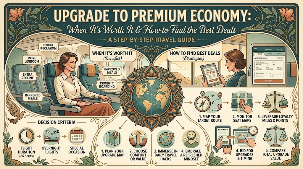 Upgrade to Premium Economy: When It’s Worth It & How to Find the Best Deals