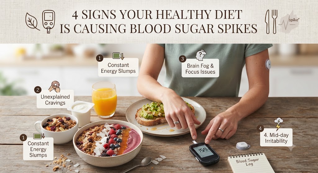 4 Signs Your Healthy Diet Is Causing Blood Sugar Spikes