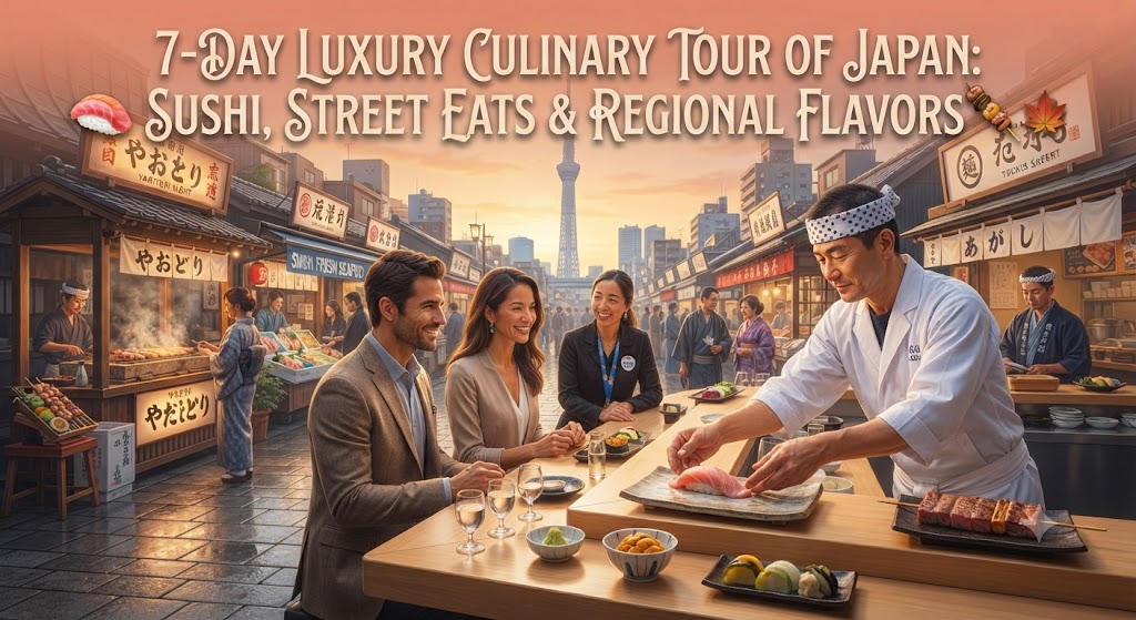 7‑Day Luxury Culinary Tour of Japan: Sushi, Street Eats & Regional Flavors