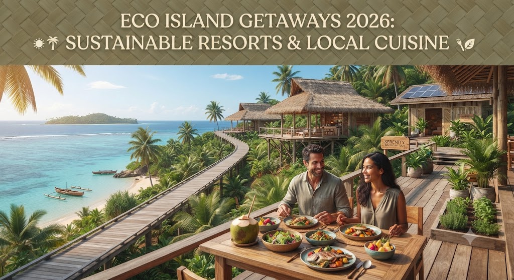 Eco Island Getaways 2026: Sustainable Resorts & Local Cuisine