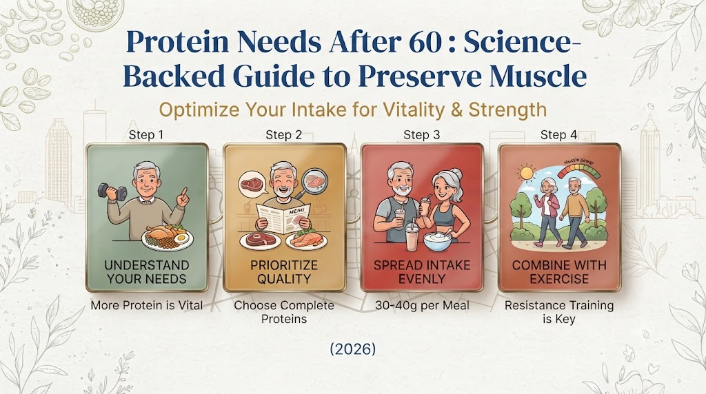 Protein Needs After 60: Science‑Backed Guide to Preserve Muscle