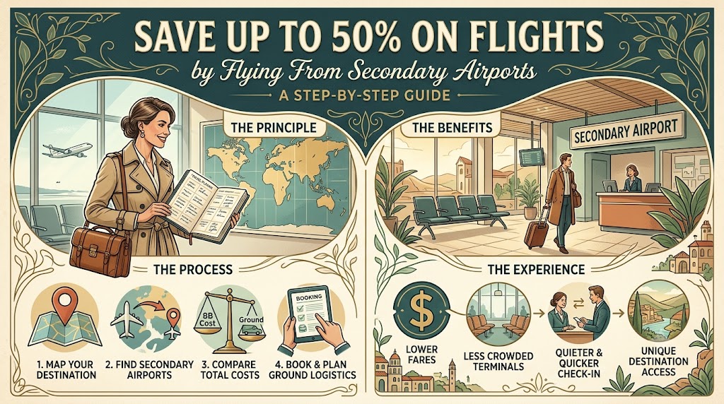 Save Up to 50% on Flights by Flying From Secondary Airports – A Step‑by‑Step Guide