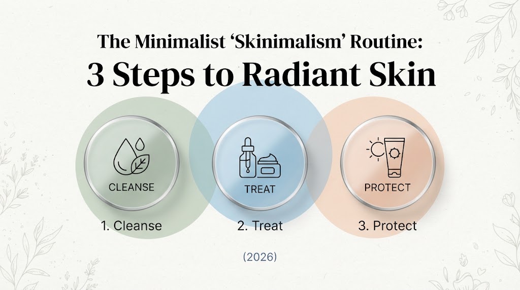 The Minimalist “Skinimalism” Routine: 3 Steps to Radiant Skin
