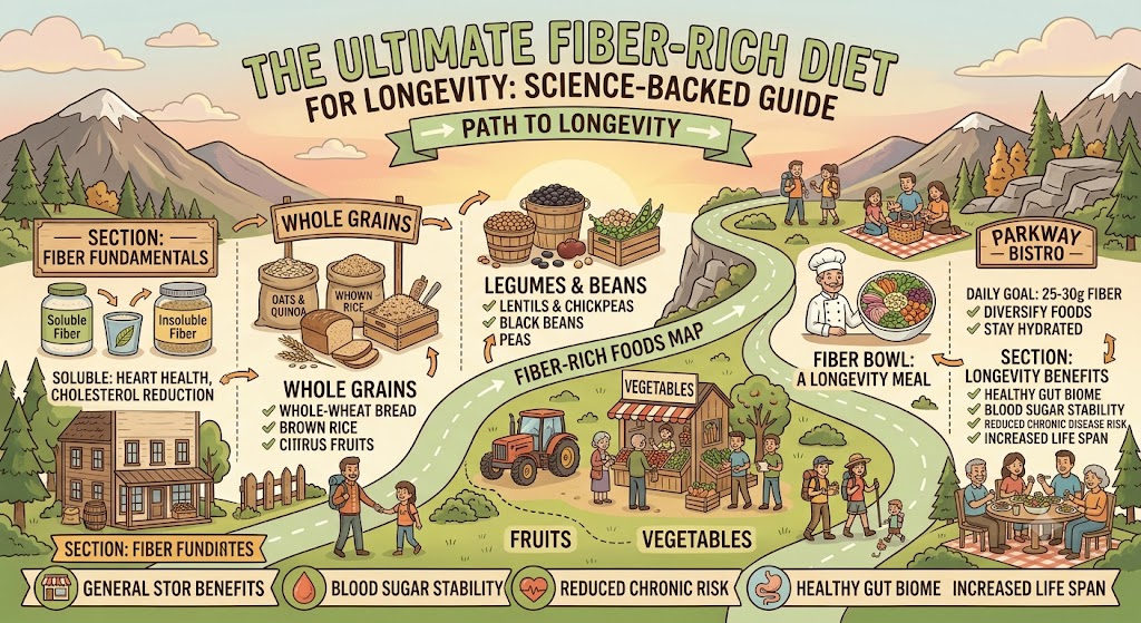 The Ultimate Fiber‑Rich Diet for Longevity: Science‑Backed Guide